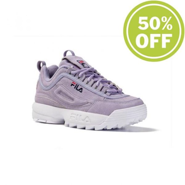 Fila Disruptor S Low Wmn Sweet Lavender Low-Cut Women's Disruptor - Lavender,NZ 39-8167